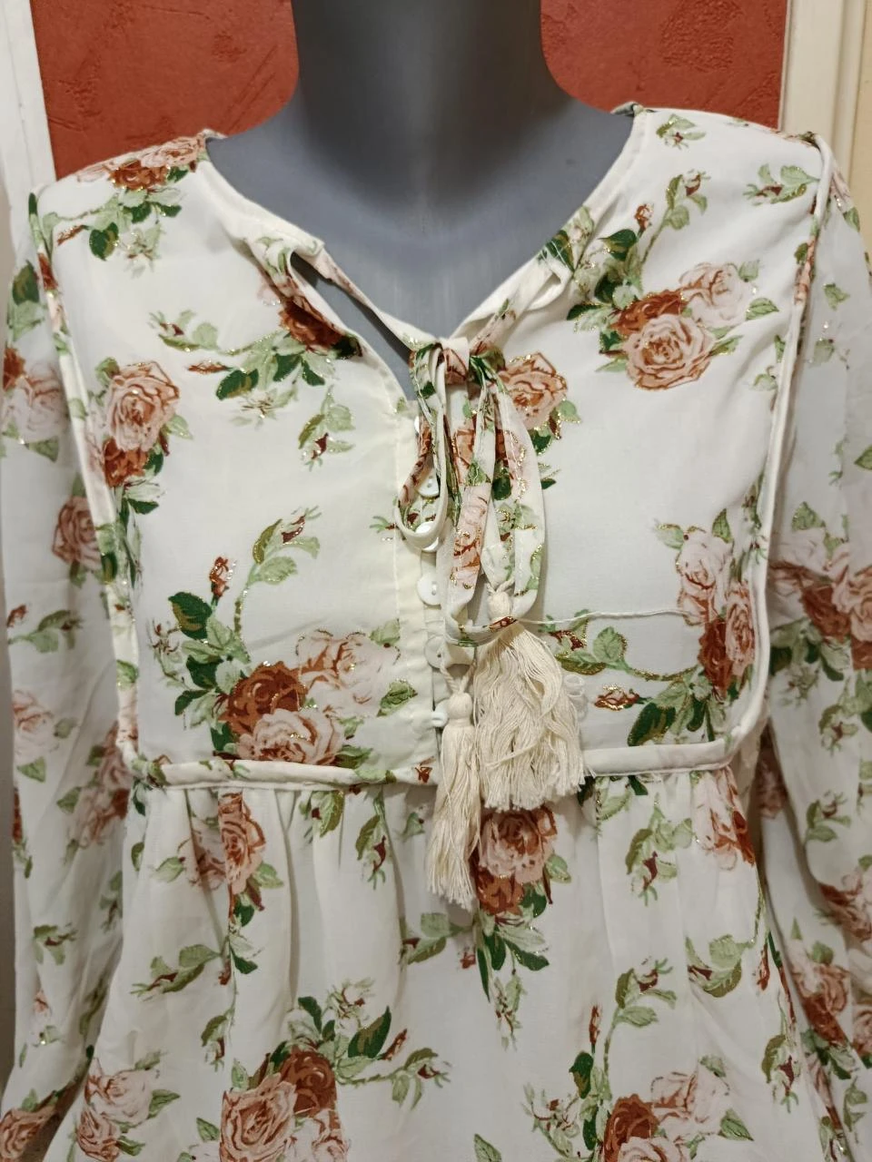 Bohemian chic floral maxi dress size S/M – photo 8